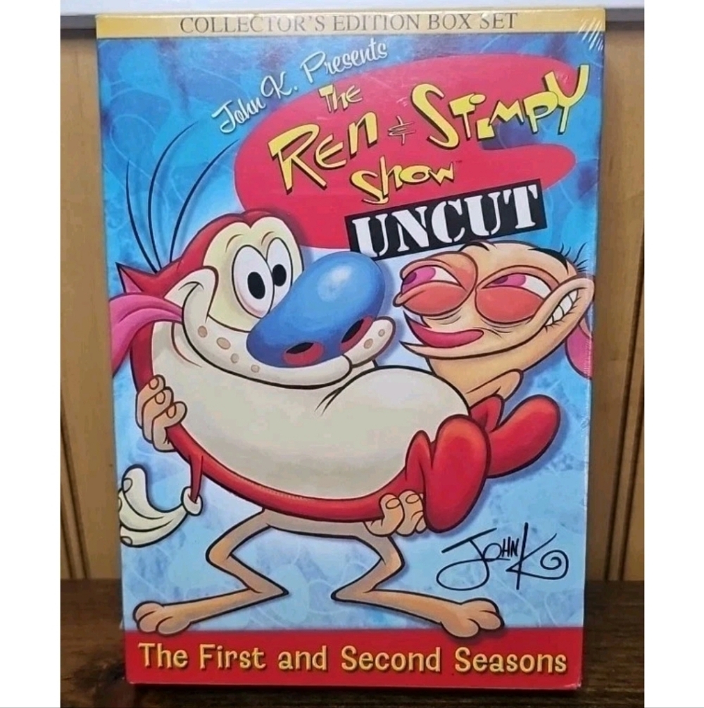 NEW Ren and Stimpy Show Uncut First & Second Seasons 1 2 DVD Box Set SEALED